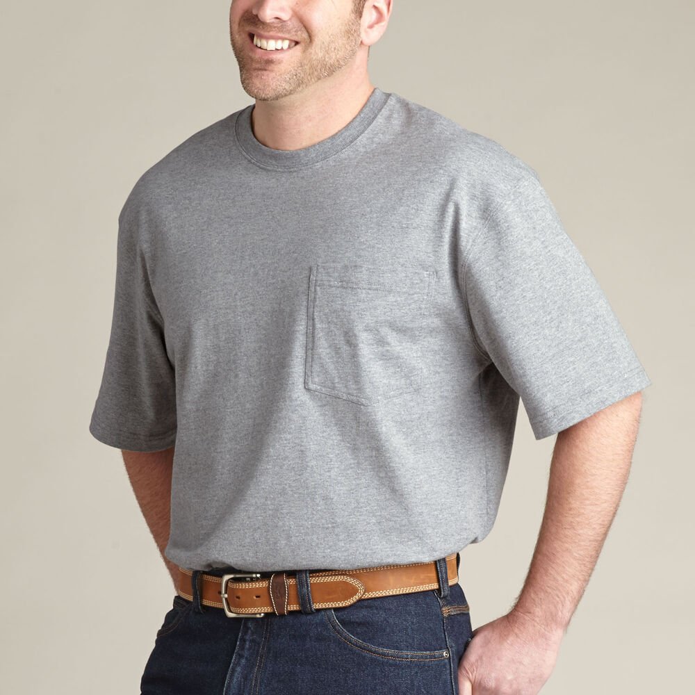 Men's Longtail T Short Sleeve Shirt With Pocket - Image 3