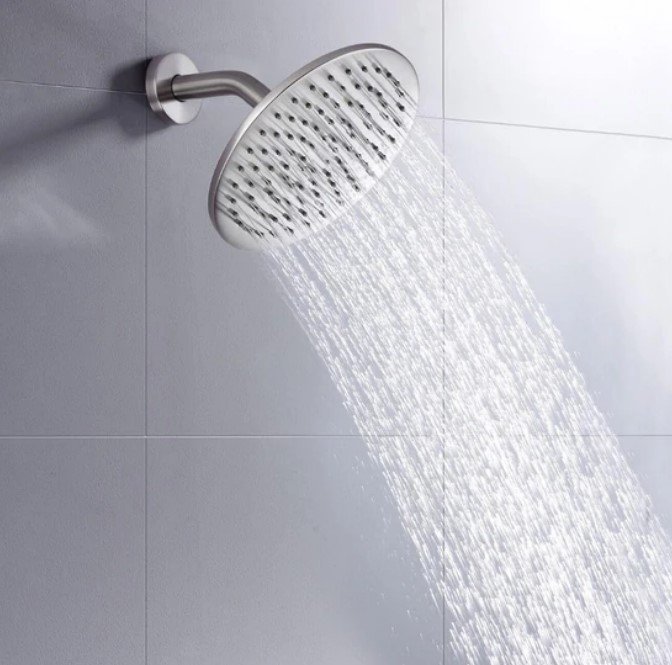 All Metal 8 Inch Rain Shower Head with 2.5 GPM Rainfall Spray - Image 3