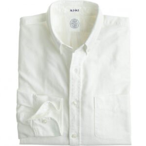 Thomas Mason White Oxford Shirt