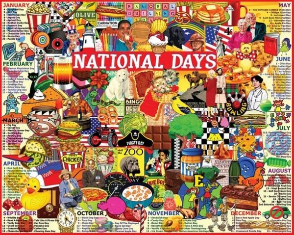National Days (1689pz) - 1000 Piece Jigsaw Puzzle