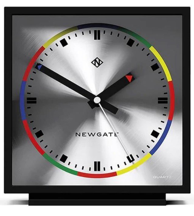 Amp Mantle Clock | Silver