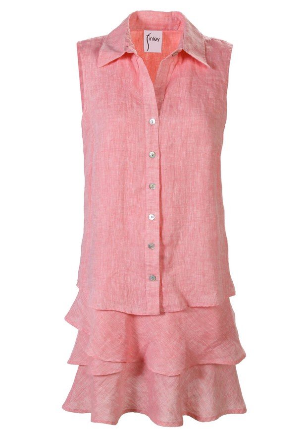 Crosby Top Charcoal Heather Grey Bamboo Terry