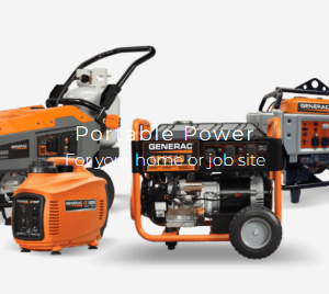 Portable Power For your home or job site