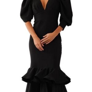 FR Zagora 109 Long Dress Black
