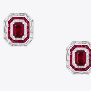 Jewelled Vault Ruby and Diamond High Jewellery Earrings