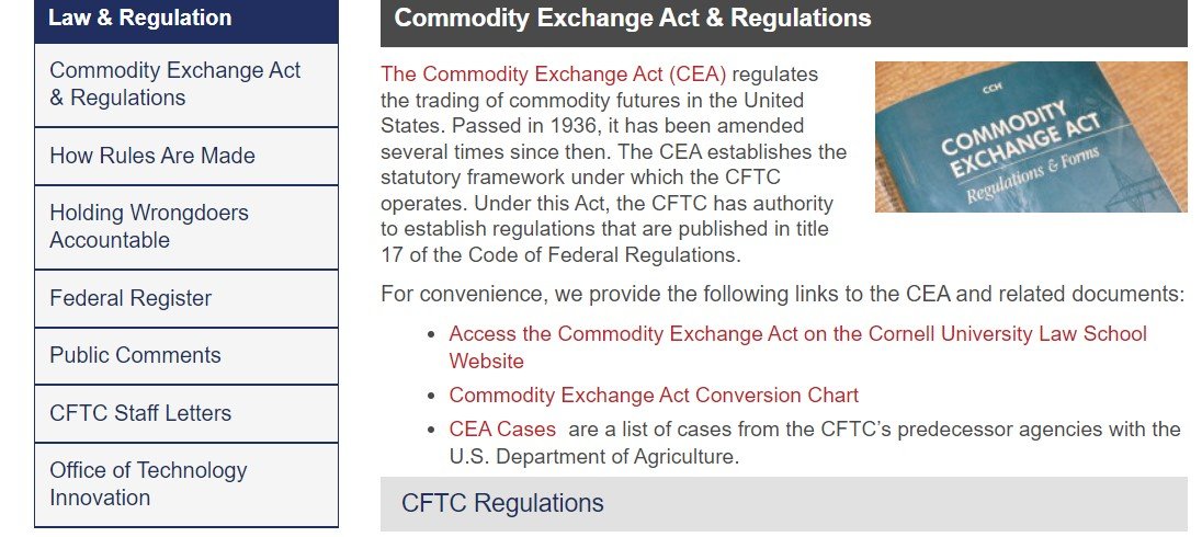 commodity-exchange-act-regulations-aliveadvisor-marketplace