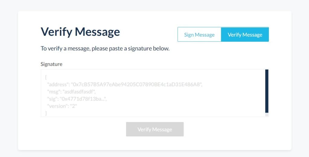 Verify Message - AliveAdvisor Marketplace