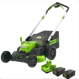 Pro 60V 25" Brushless Self-Propelled Lawn Mower w/ (2) 4.0 Ah Batteries & Dual-Port Charger