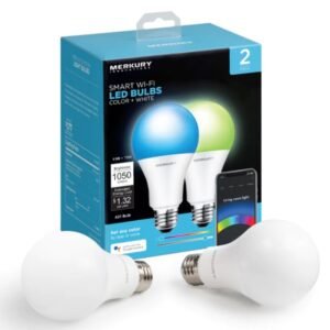 Smart Wi-Fi Bulb 2 Pack – Color